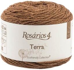 Pletací příze Rosários 4 Terra 17 Brown Pletací příze