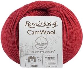 Strickgarn Rosários 4 Camwool 13 Red Strickgarn