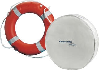 Rettungsmittel Osculati Ring Lifebuoy Cover SET White Rettungsmittel