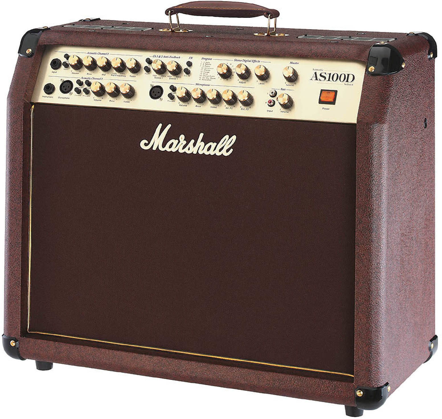 Amplificador combo para guitarra eletroacústica Marshall AS 100 D