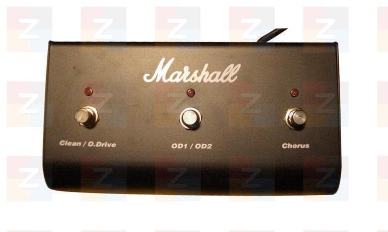 Pédalier pour ampli guitare Marshall PEDL 10014 Footswitch Triple-LED