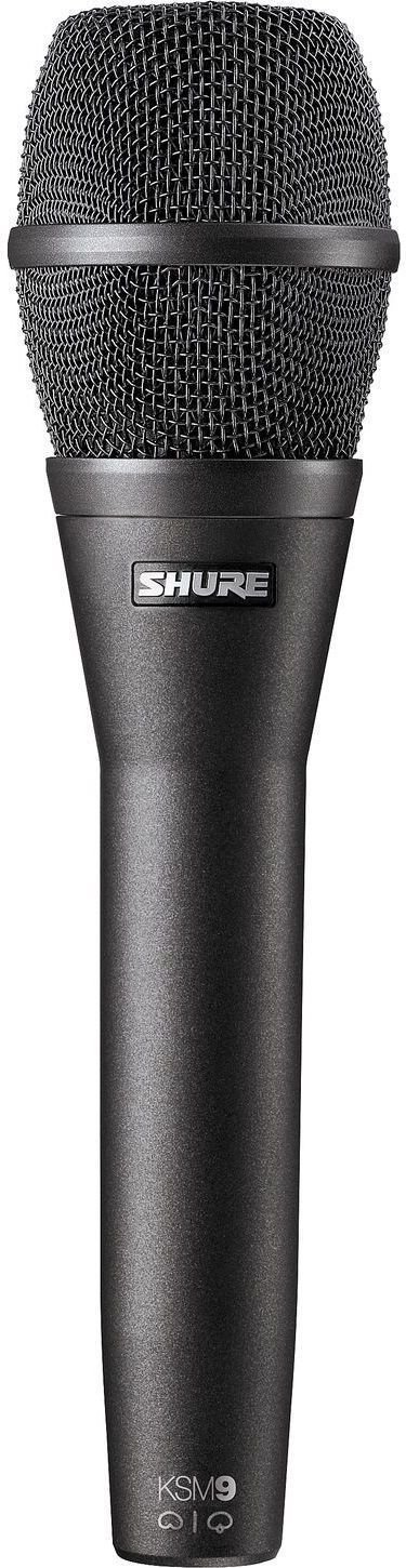 Microphone de chant à condensateur Shure KSM9 Charcoal Microphone de chant à condensateur