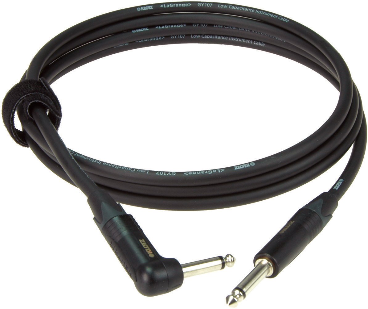 Nástrojový kabel Klotz LAPR0450 Černá 4,5 m Rovný - Lomený