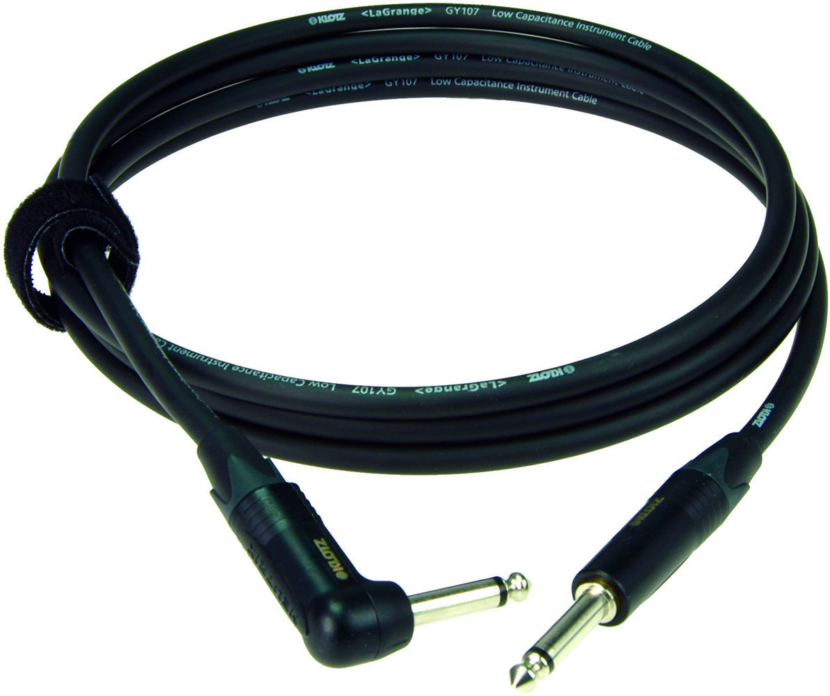 Nástrojový kábel Klotz LAPR0900 Čierna 9 m Rovný - Zalomený Nástrojový kábel