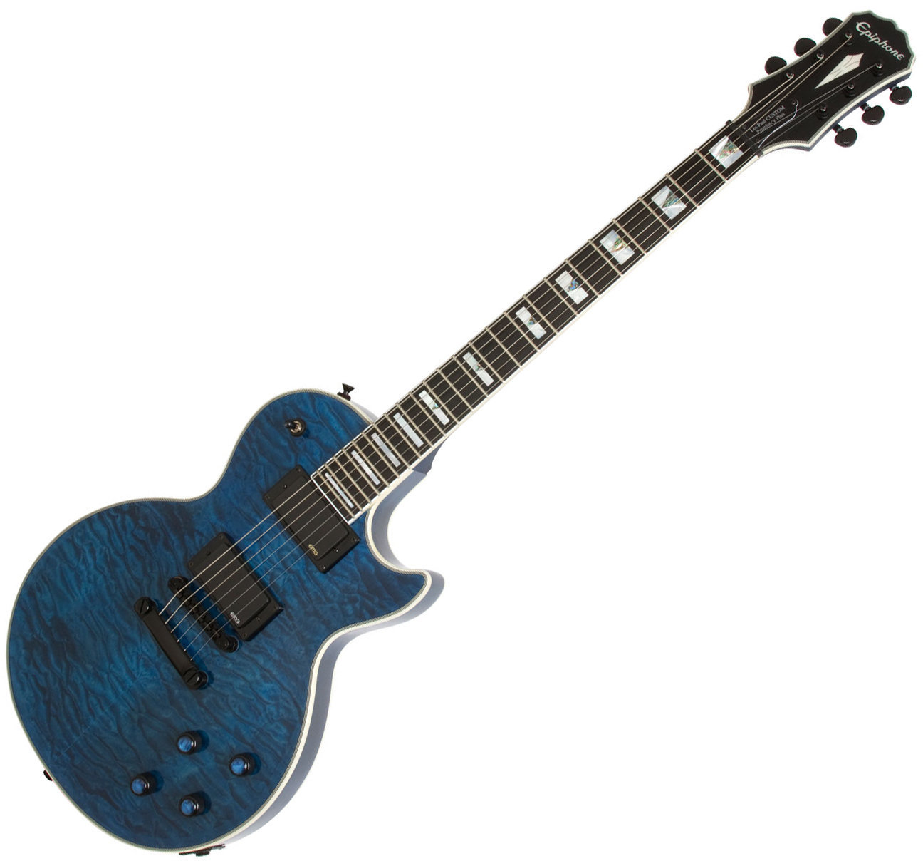 Guitarra elétrica Epiphone Prophecy Les Paul Custom Plus EX Outfit Midnight Sapphire