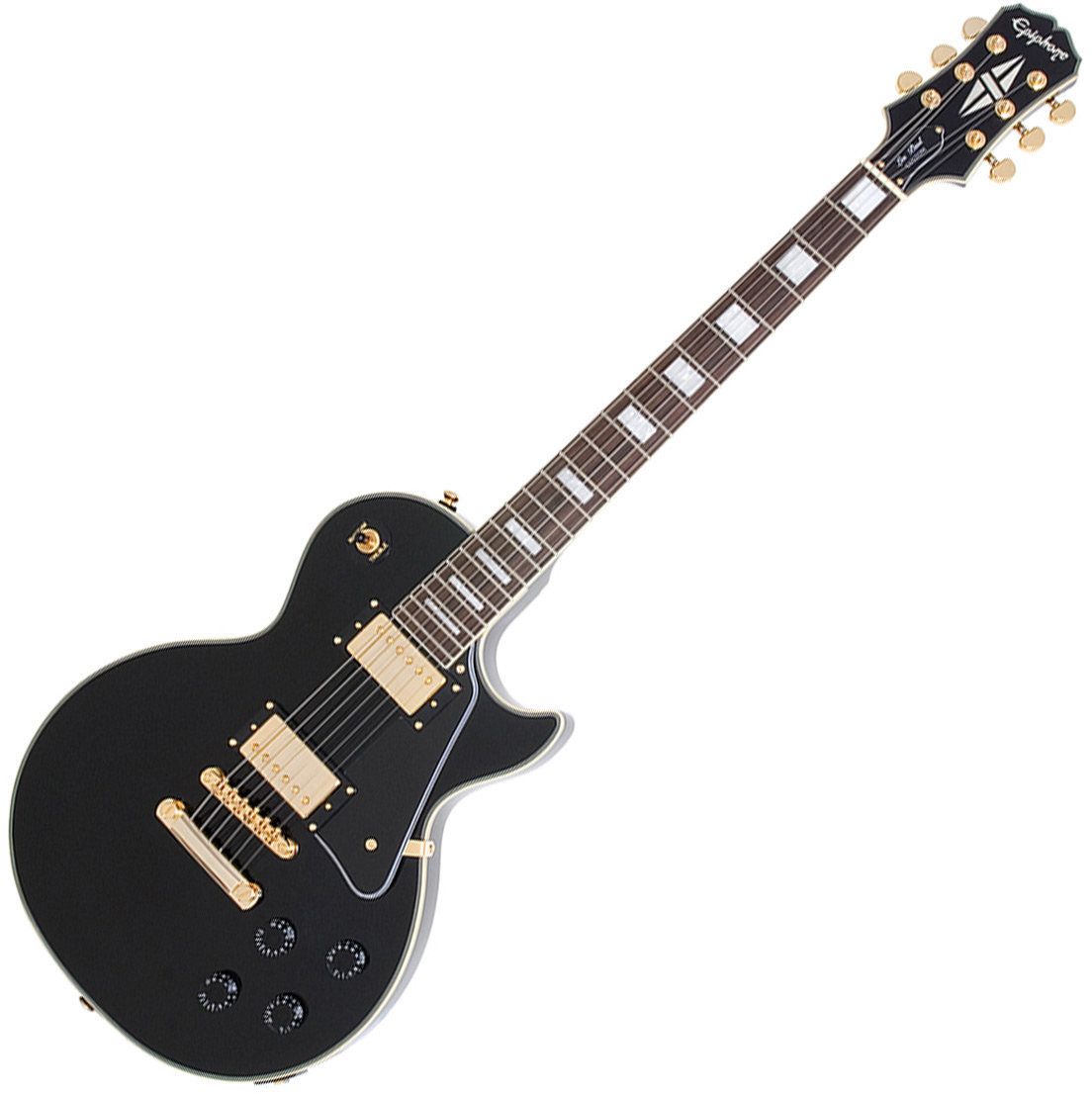 Elektrische gitaar Epiphone Les Paul CUSTOM PRO Ebony Black