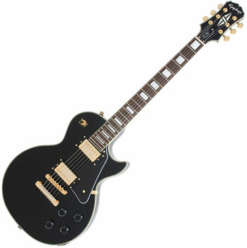 Guitare électrique Epiphone Les Paul CUSTOM PRO Ebony Black - 1
