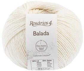 Strickgarn Rosários 4 Balada 01 Pearl Strickgarn