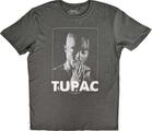 2Pac Praying Charcoal Grey L Tričko