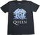 T-shirt Queen Blue Crest Black S T-shirt
