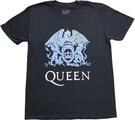 Queen Blue Crest Black 2XL Tričko