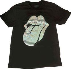 Πουκάμισο The Rolling Stones Foil Tongue Black L Γυναικείο Πουκάμισο