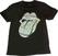T-Shirt The Rolling Stones Foil Tongue Black S Damen T-Shirt