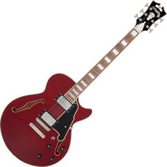 Halbresonanz-Gitarre D'Angelico Premier SS Burnt Red Halbresonanz-Gitarre