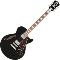 Halbresonanz-Gitarre D'Angelico Premier SS Solid Black Halbresonanz-Gitarre