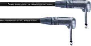 Пач кабел Cordial Ecocord RR Черeн/Ъглов - Ъглов