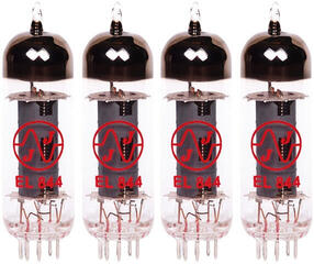 Lampes pour amplificateurs JJ Electronic EL844 Matched Quad Lampes pour amplificateurs