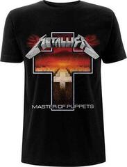 Camiseta de manga corta Metallica Master of Puppets Cross Black S Camiseta de manga corta