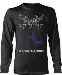 T-shirt Mayhem De Mysteriis Dom Sathanas Long Sleeve T-shirt de manga comprida/Black/Longo