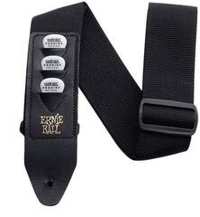 Колан за китара Ernie Ball Polypro Pickholder Black Колан за китара