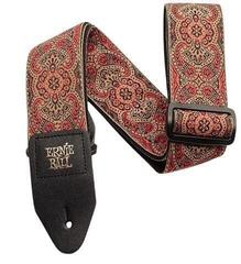 Колан за китара Ernie Ball Classic Jacquard Crimson Paisley Колан за китара