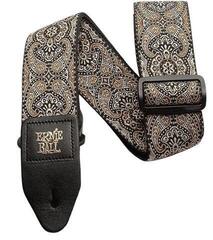 Колан за китара Ernie Ball Classic Jacquard Gold & Black Paisley Колан за китара