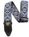 Ernie Ball Classic Jacquard Tribal Blue Textilgurte für Gitarren (Wie neu)