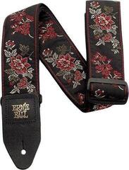 Gitaarriem Ernie Ball Classic Jacquard Gitaarriem Red Rose
