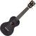 Ukulélé soprano Mahalo MK1 Transparent Black Ukulélé soprano
