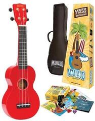 Soprano Ukulele Mahalo MR1 Essential Pack Red Soprano Ukulele