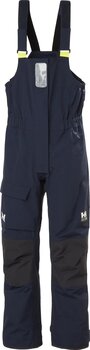 Pantaloni Helly Hansen Women’s Pier 4.0 Bib Colanți lungi cu bretele Navy S - 1