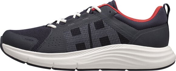 Pantofi de Navigatie Helly Hansen Men’s HP Ahiga EVO 5 Marine Lifestyle Pantofi sport Navy/Alert Red 44,5 - 1