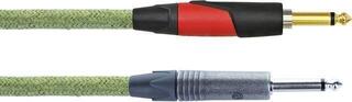 Kabel instrumentalny Cordial Ecohemp PP-SILENT 3 m Prosty - Kątowy Kabel instrumentalny