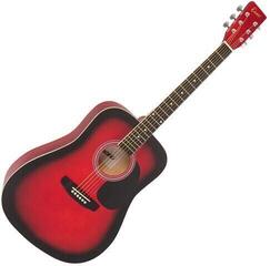 Akustická kytara Encore EWP-100 Red Burst Akustická kytara