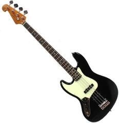 Elektrická basgitara SX SJB62+ Lefty Black Elektrická basgitara