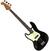 Baixo de 4 cordas SX SJB62+ Lefty Black Baixo de 4 cordas