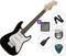 Guitarra elétrica Fender Squier Mini Strat V2 IL Black Deluxe SET Black Guitarra elétrica