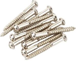 Vedrud, kruvid Fender Vintage-Style Stratocaster Bridge Mounting Screws Nickel 12 Pack
