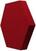 Absorberende skumpanel Mega Acoustic HexaPET 5 cm Dark Red Absorberende skumpanel
