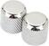 Bouton de controle Fender Telecaster/Precision Bass Dome Chrome Bouton de controle