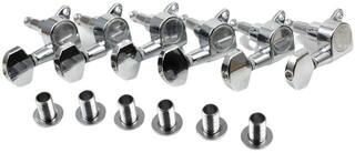 Stemmechanieken voor gitaar Partsland J02-CR-R6 Chrome Stemmechanieken voor gitaar