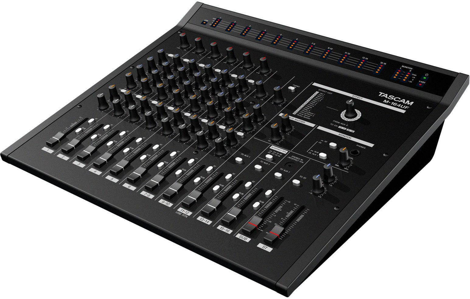 Analoog mengpaneel Tascam M-164