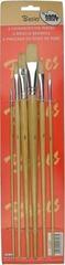Malířský štětec MalZeit 35.8121 Sada plochých štětců 6 ks