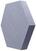 Absorptiepaneel schuim Mega Acoustic HexaPET 3 cm Light Gray Absorptiepaneel schuim