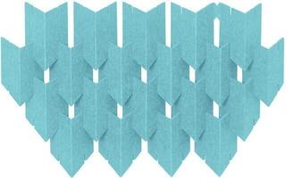 Absorpcijska pena Mega Acoustic DART-PET 12 Pieces Turquoise Absorpcijska pena