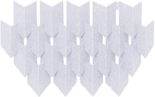 Absorpcijska pena Mega Acoustic DART-PET 12 Pieces White Absorpcijska pena