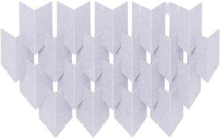 Absorbent Schaumstoffplatte Mega Acoustic DART-PET 12 Pieces Light Gray Absorbent Schaumstoffplatte