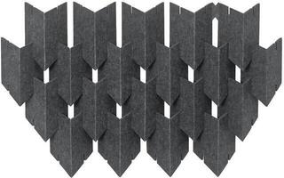 Absorpcijska pena Mega Acoustic DART-PET 12 Pieces Dark Gray Absorpcijska pena