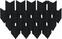 Absorpcijska pena Mega Acoustic DART-PET 12 Pieces Black Absorpcijska pena