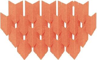 Absorpcijska pena Mega Acoustic DART-PET 12 Pieces Orange Absorpcijska pena